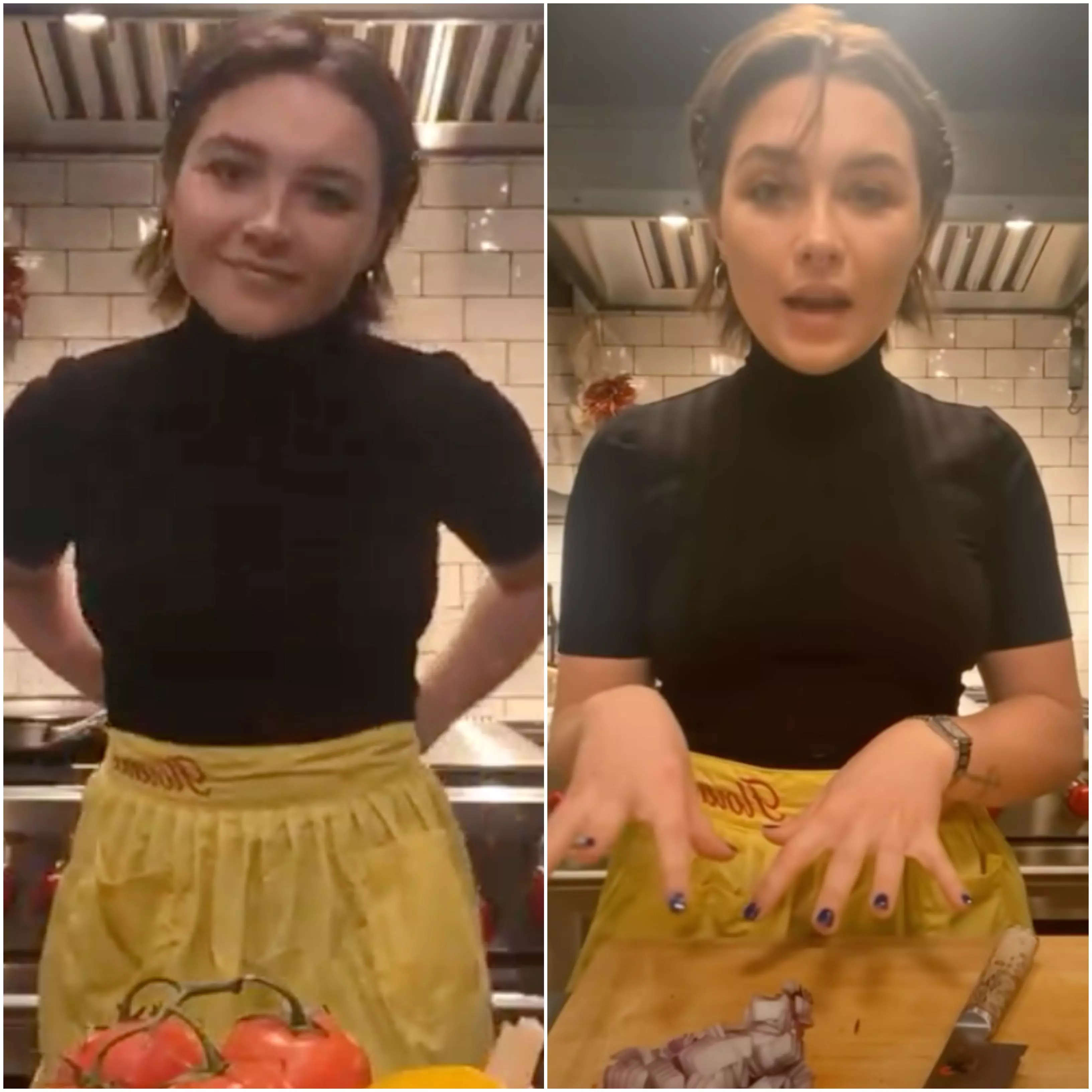 Florence Pugh announces an official 'Cooking with Flo' show is ...