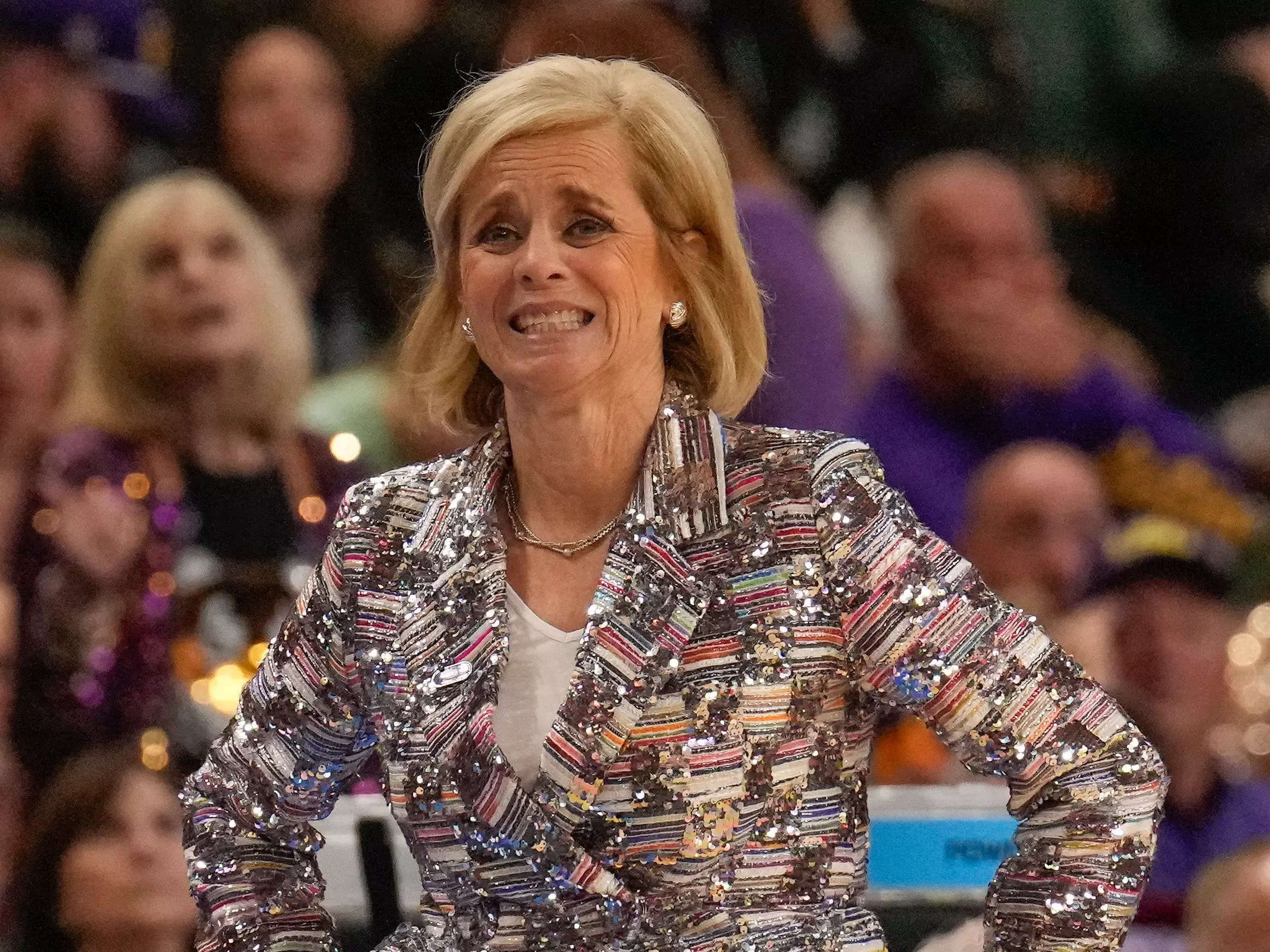 LSU's Kim Mulkey is publicizing a health scare to promote