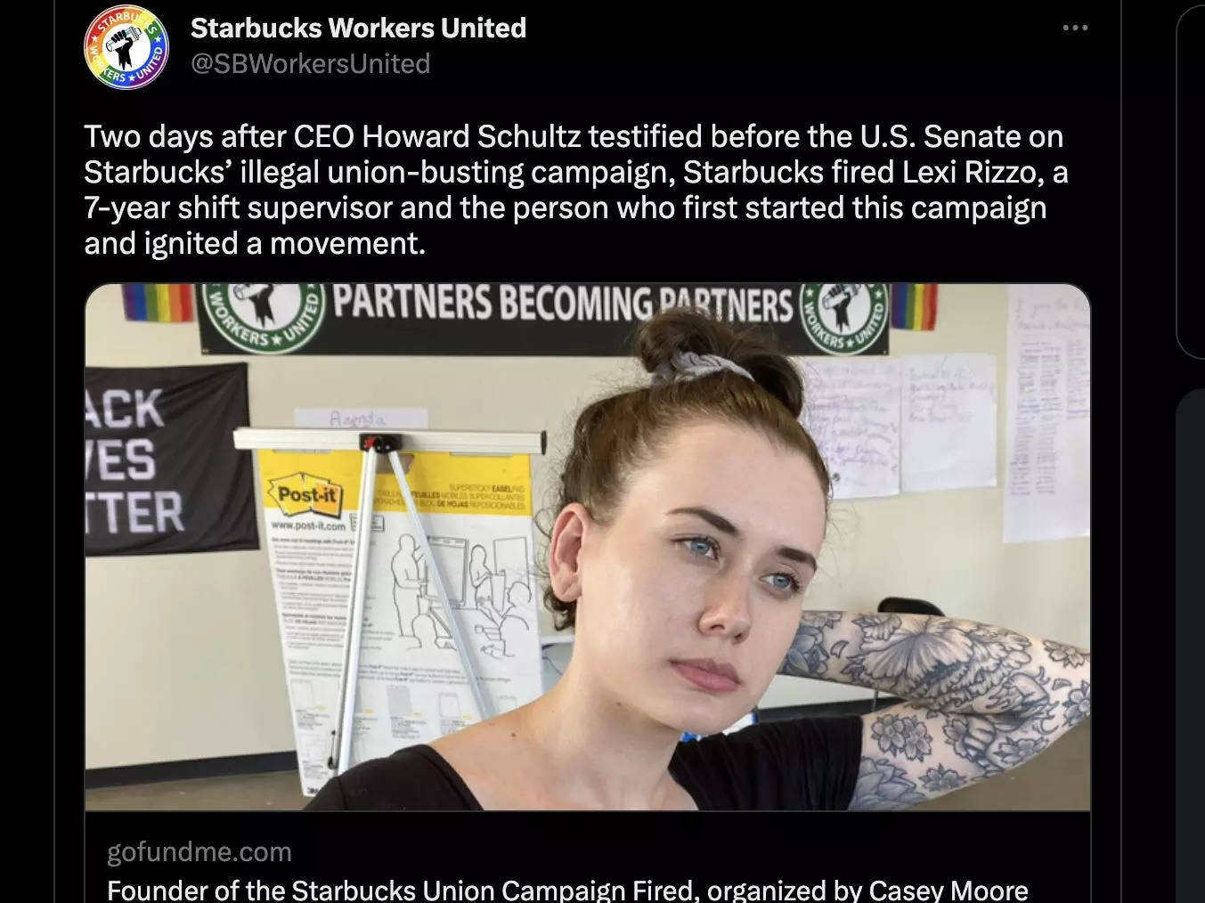 Starbucks Fired The Worker Who Led Unionization Movement, Just Days ...