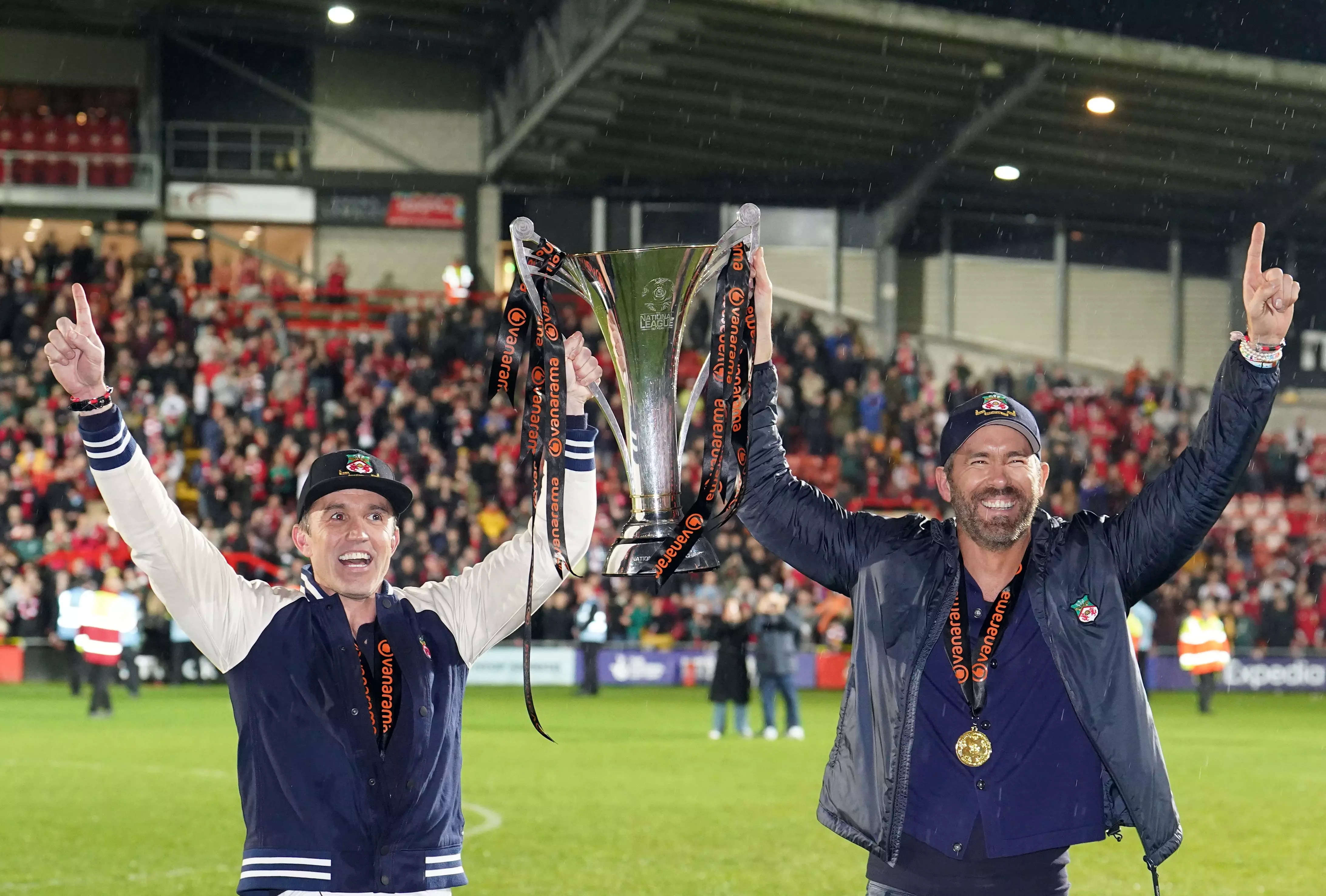 Ryan Reynolds And Rob Mcelhenney Left Speechless As Wrexham Afc Win League Promotion 