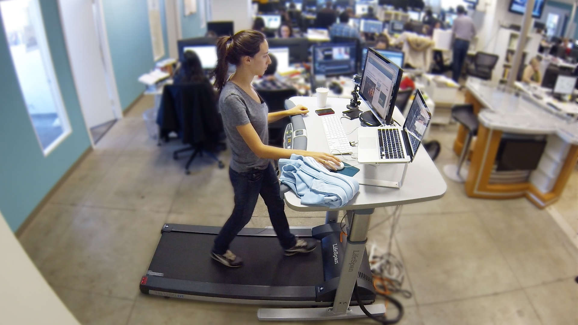 Sitting At Work Is Deadly So We Tried A Treadmill Desk Business