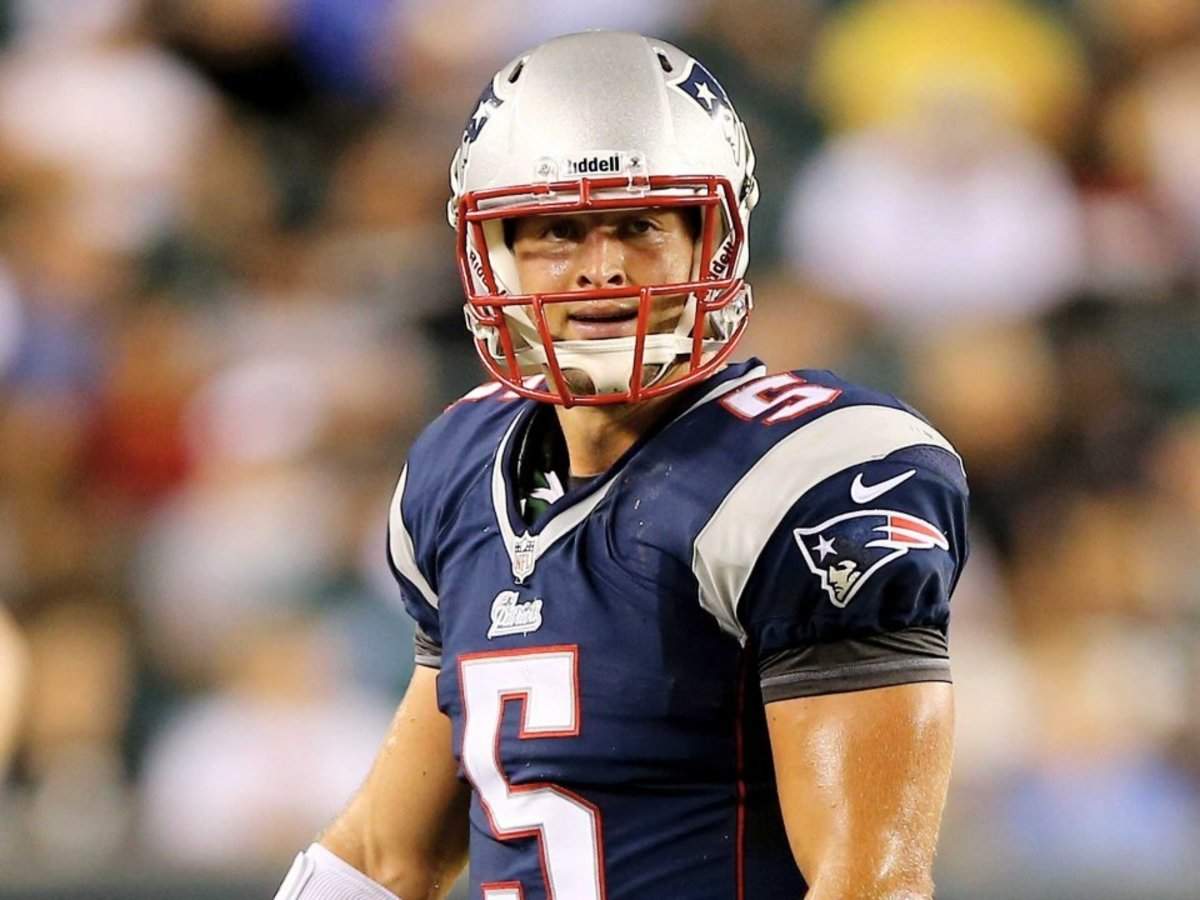 How Tim Tebow looks in a New England Patriots uniform