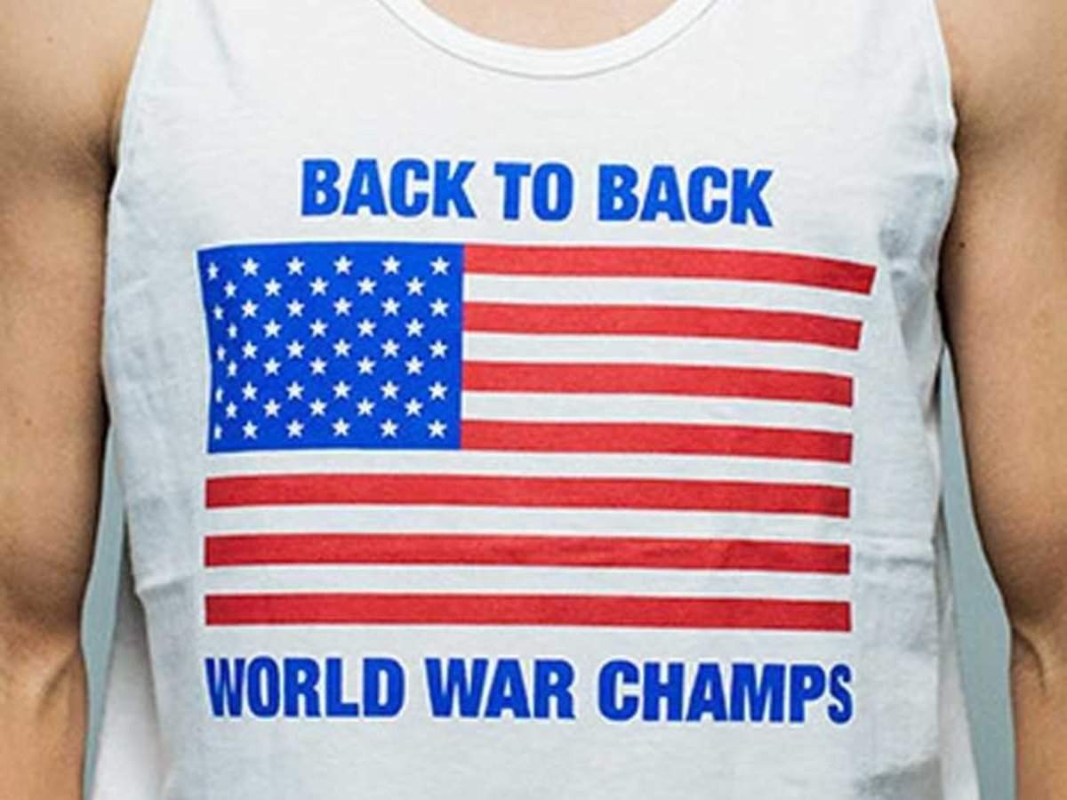 The Unbelievable Story Behind The Patriotic Back To Back World War Champs Tank Top Business Insider India