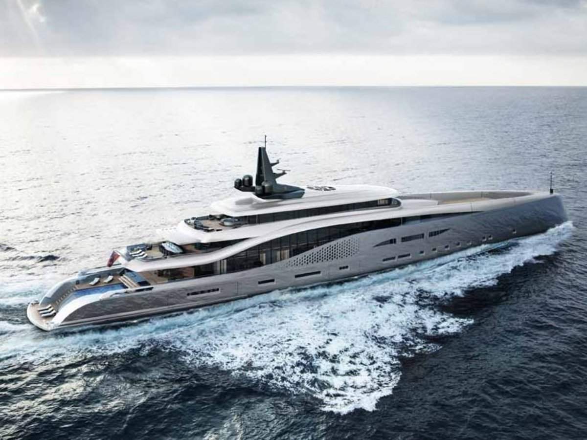 This 433-Foot Megayacht Concept Has a Sea-Salt Pool That