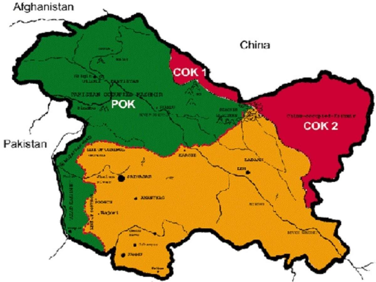 Indian Map With Pok Showing Pok And Arunachal As Disputed Territories Will Land You In Jail For  7 Years | Business Insider India