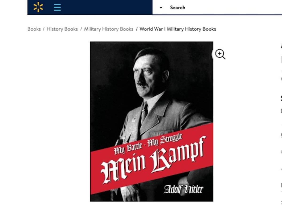 Walmart Pulled Adolf Hitler S Mein Kampf After Selling The Book Online For 14 But They Re Not The Only Online Bookseller To Stock Fascist Texts From A Mysterious Publisher Business Insider India