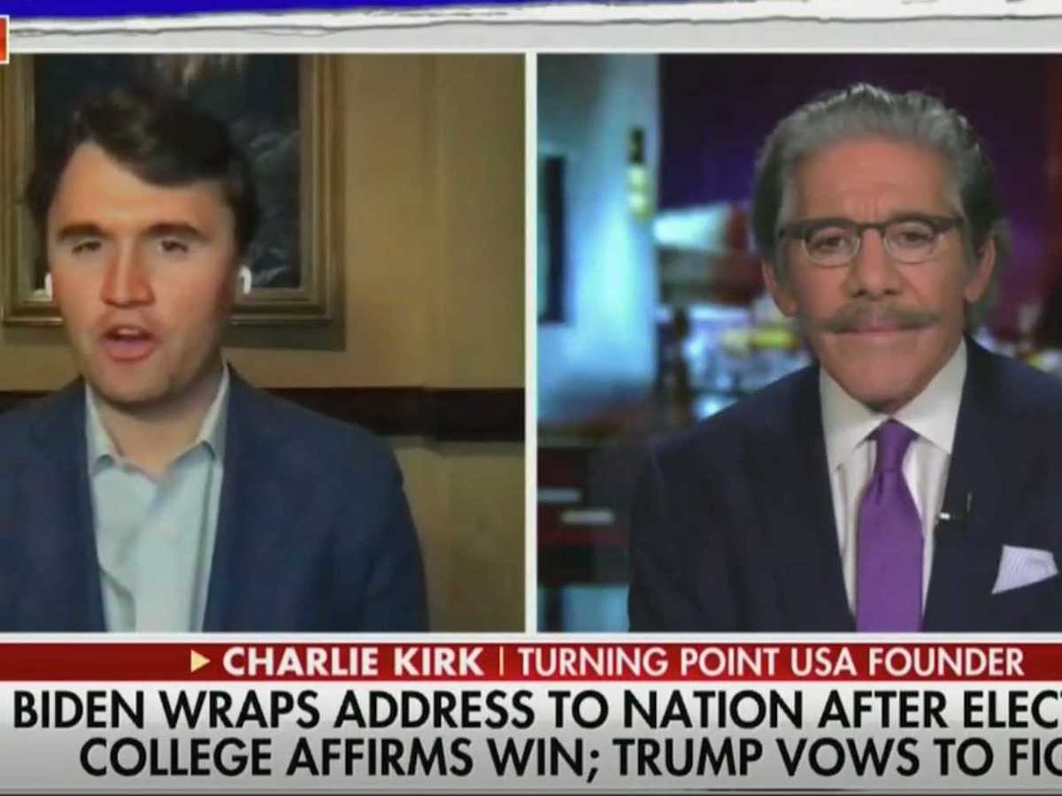 Fox News Star Geraldo Rivera Called Out Die Hard Trump Fan Charlie Kirk For Continuing To Push Voter Fraud Theories After The Electoral College Confirmed Biden S Victory Business Insider India