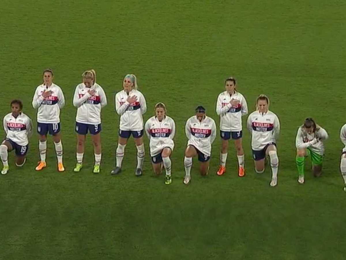 All But 4 Of The Uswnt Starters Kneeled For The National Anthem On Mlk Day Business Insider India