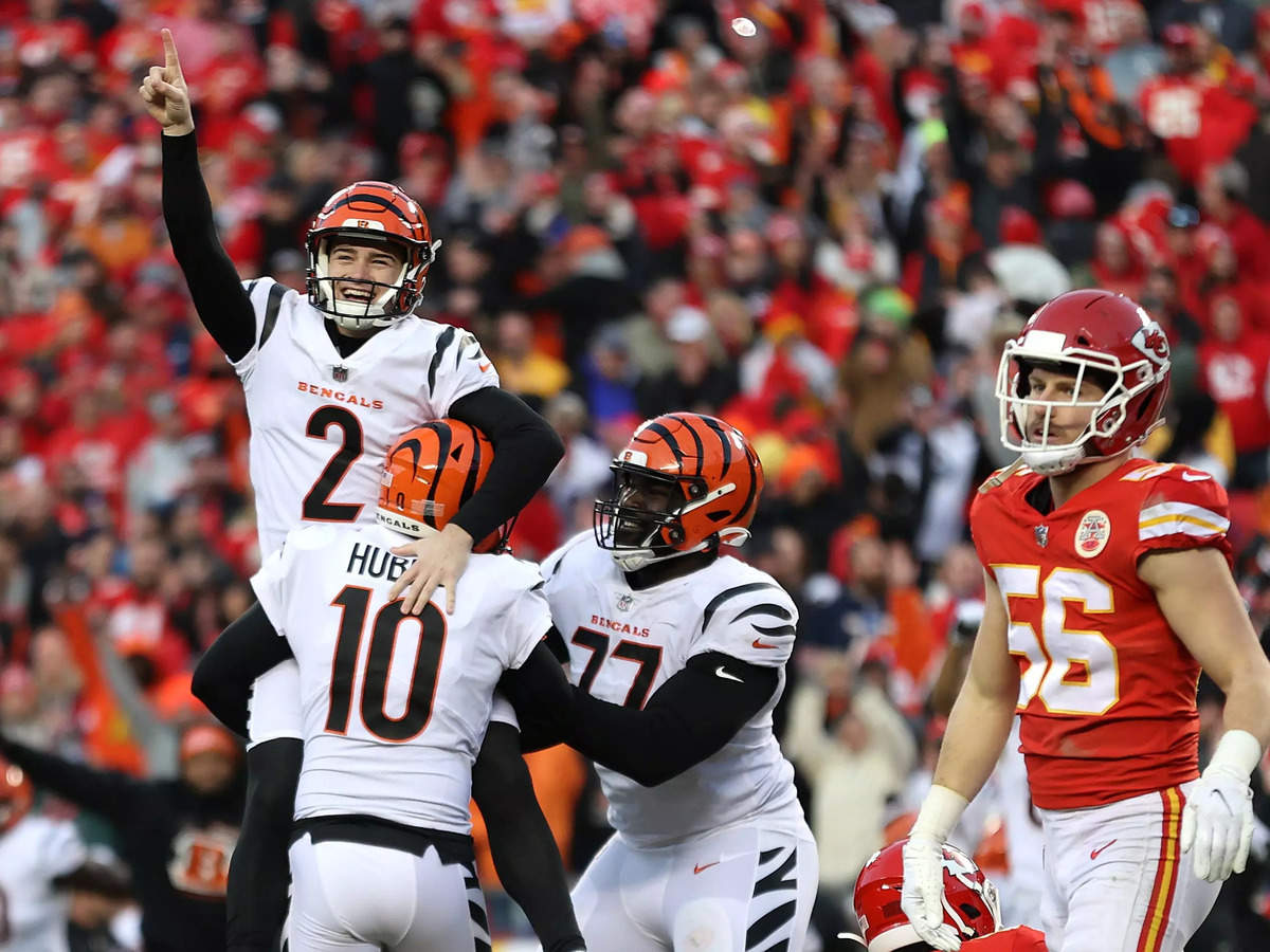 Bengals' kicker Evan McPherson was booming punts in latest