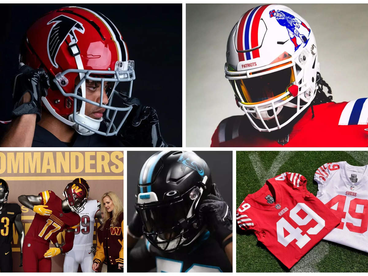 Arena hoe Gelijkmatig All the NFL teams with new uniforms and helmets for the 2022 season |  BusinessInsider India