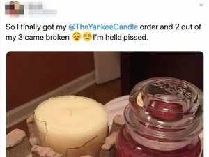 Furious shoppers are blasting Yankee Candle on social media after some delayed  orders show up broken in pieces