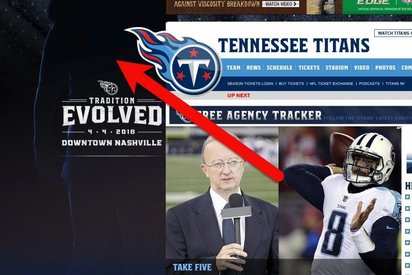 Tennessee Titans website has a funny hidden message for fans