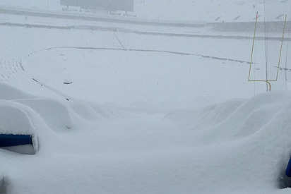 From as far as Japan and Spain, 'Bills Mafia' shows up big in Detroit after  massive snow in Buffalo 