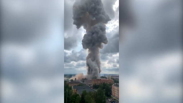 Video Footage Shows The Moment Of A Massive Explosion At A Factory Near ...