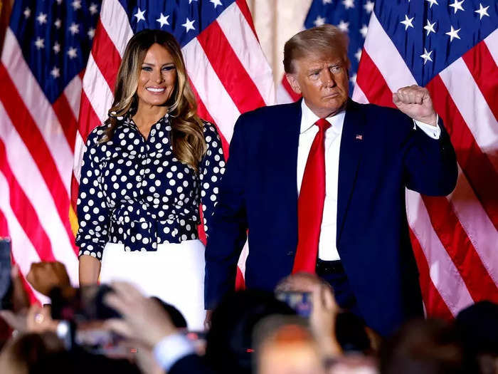    Melania Trump Appeared At Trumps 2024 Campaign Announcement In November 2022 But She Has Otherwise Been Absent From The Presidential Race  