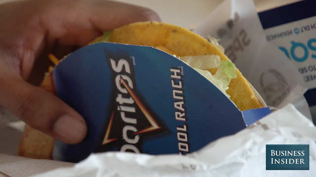 Taco Bell Cool Ranch Doritos Locos Tacos