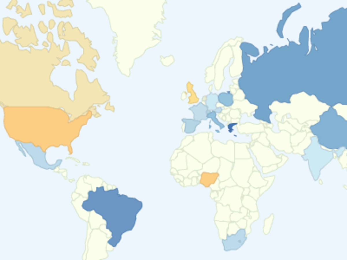 3 Maps Of Sex Trends Around The World