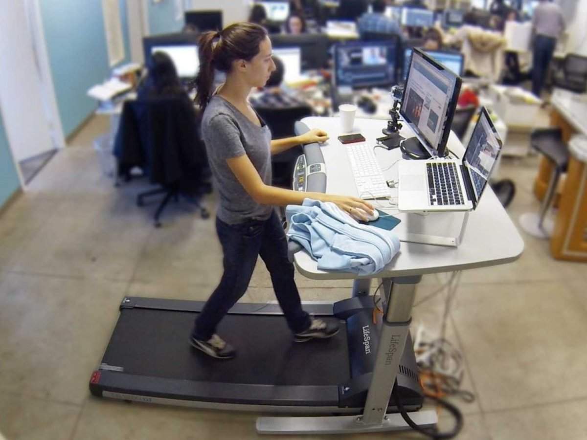 Sitting At Work Is Deadly So We Tried A Treadmill Desk Business