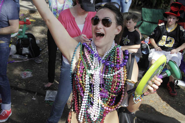 This float plays with the stereotypes of lax morals at Mardi Gras ...