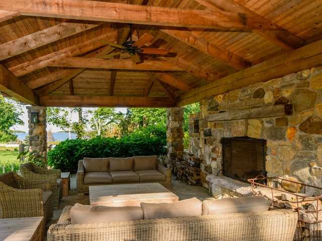 There S Even An Outdoor Fireplace Pavilion For Entertaining Guests Business Insider India