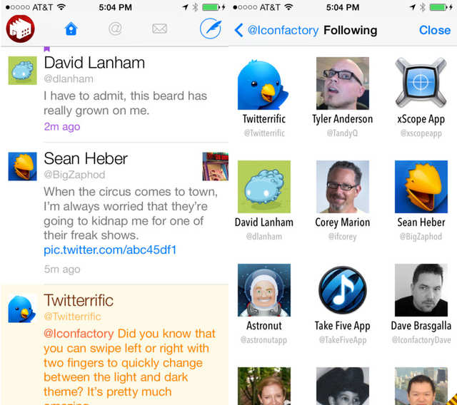 twitterrific pull to refresh