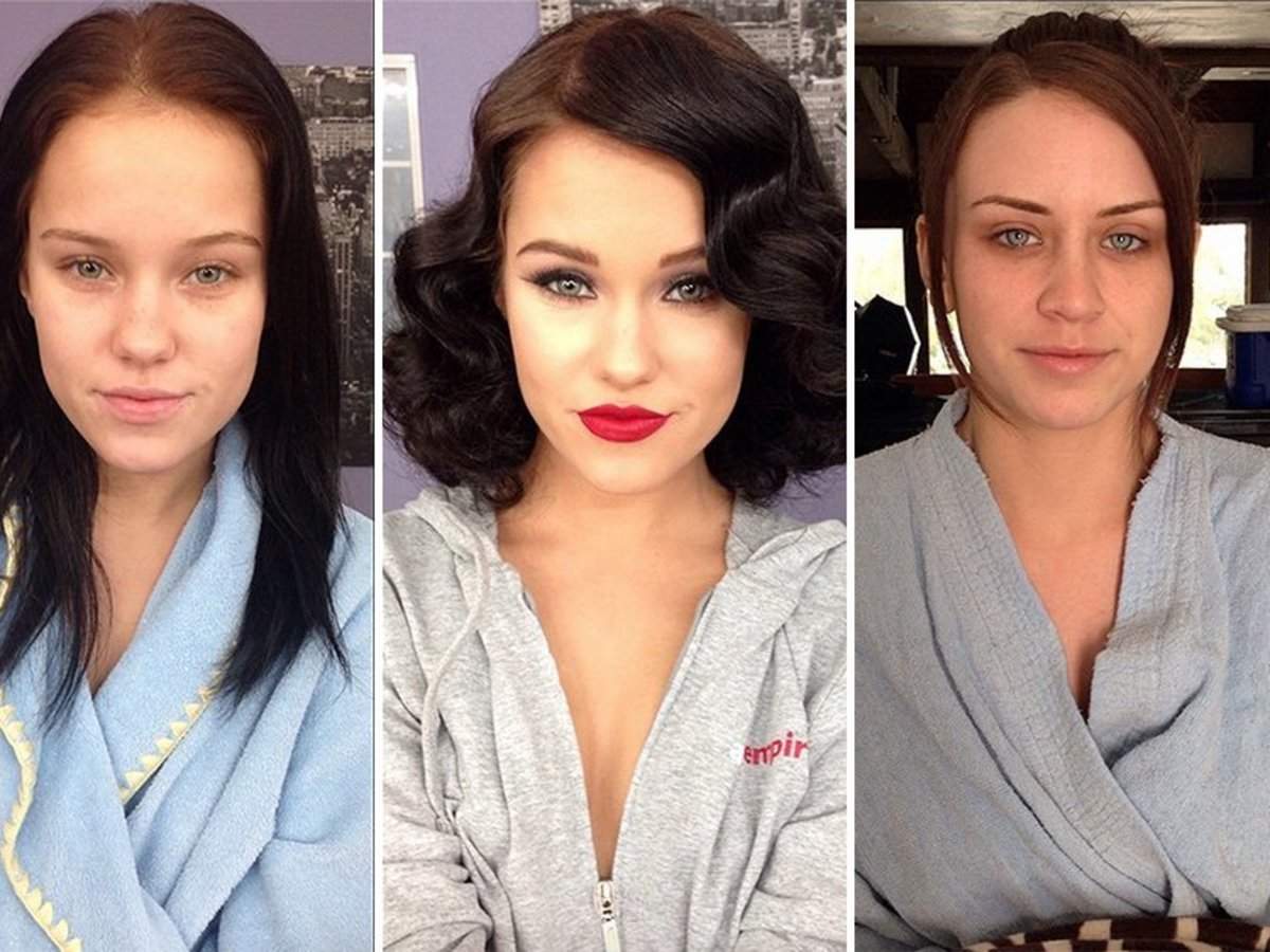 Make-up artist posts shocking before-and-after photos of the porn stars she  styles | Business Insider India