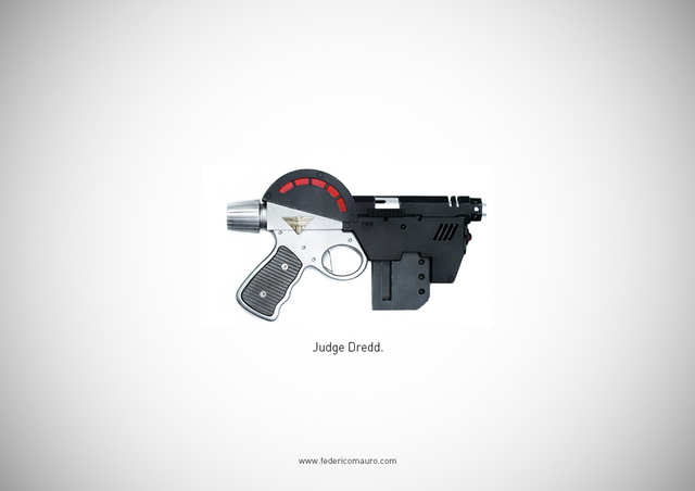 Judge Dredd's Lawgiver from 