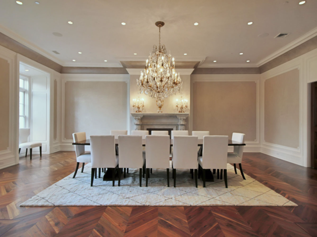 The Formal Dining Room Has Been Outfitted With A Large