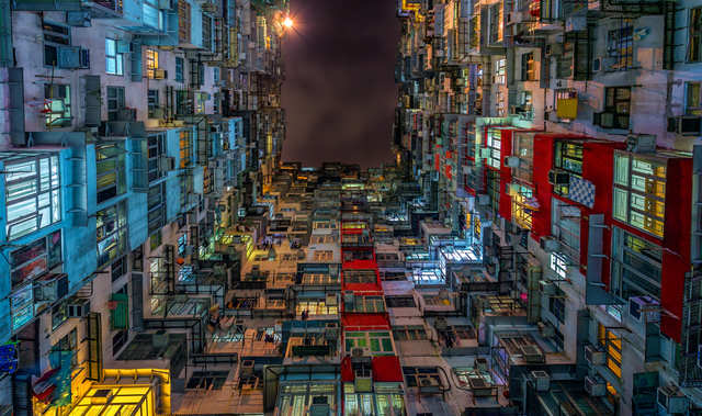 The Fok Cheong Building, in Quarry Bay located in Hong Kong. | Business ...