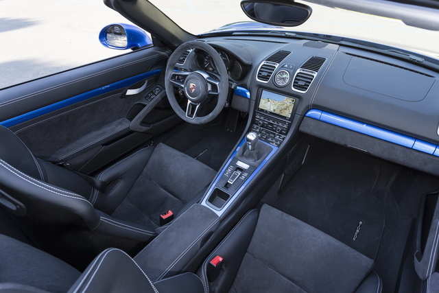 The Interior Is Covered With The Suede Like Material