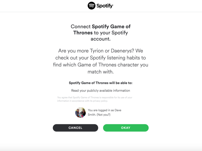 spotify game of thrones character list
