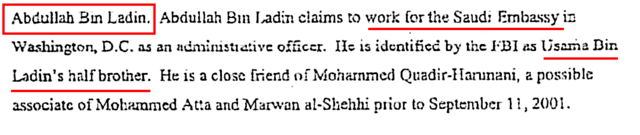 The Saudi government and bin Laden were allegedly laundering money ...