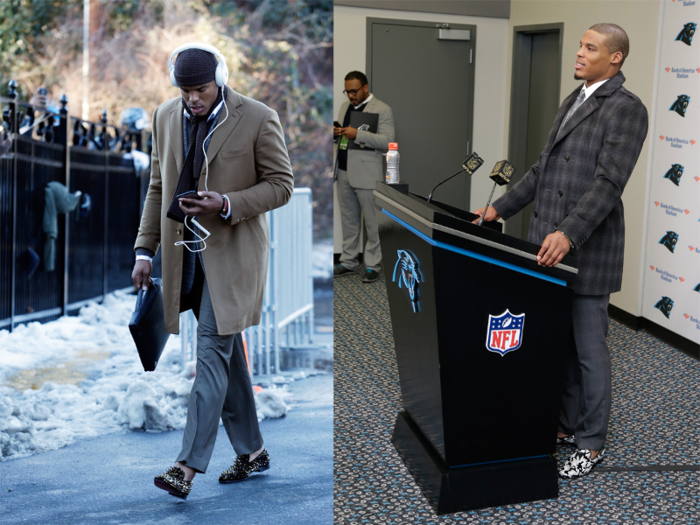 Cam Newton's Sartorial Style During the 2015 Press Season [Photos