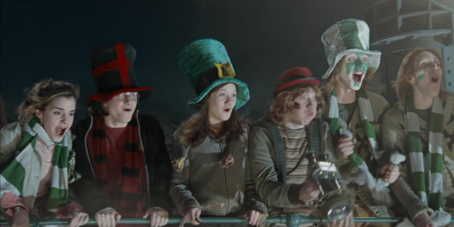 In the Quidditch World Cup, Ireland's team had three main chasers ...