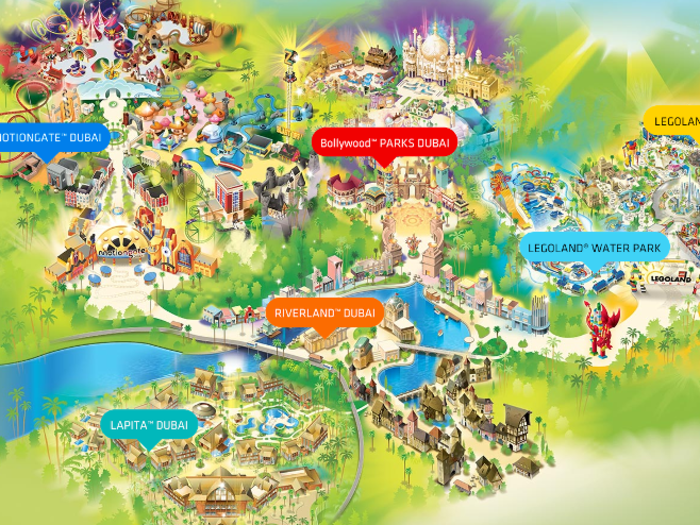 Dubai has just opened a £2.8 billion 'mega theme park' - here's what it ...