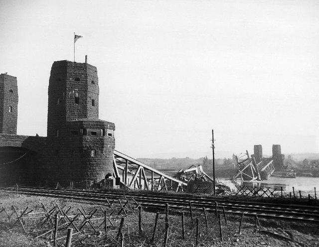 By the time it fell, US Army engineers had built heavy steel bridges ...