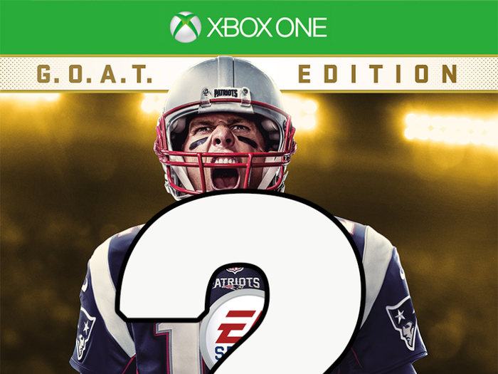 Tom Brady is on the cover of 'Madden 18: G.O.A.T. Edition