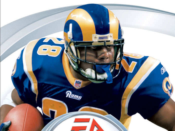 Madden 2003 EA Sports PC-CD Ram's Marshall Faulk on Cover