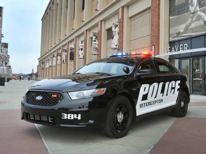 Ford police interceptor sedan