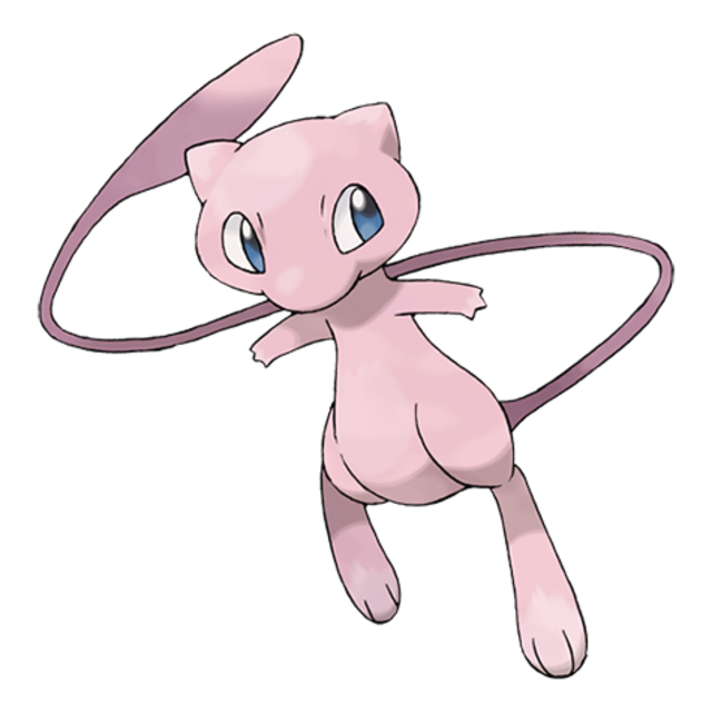 CUTE Mew, Pokemon Mew art transparent background PNG clipart