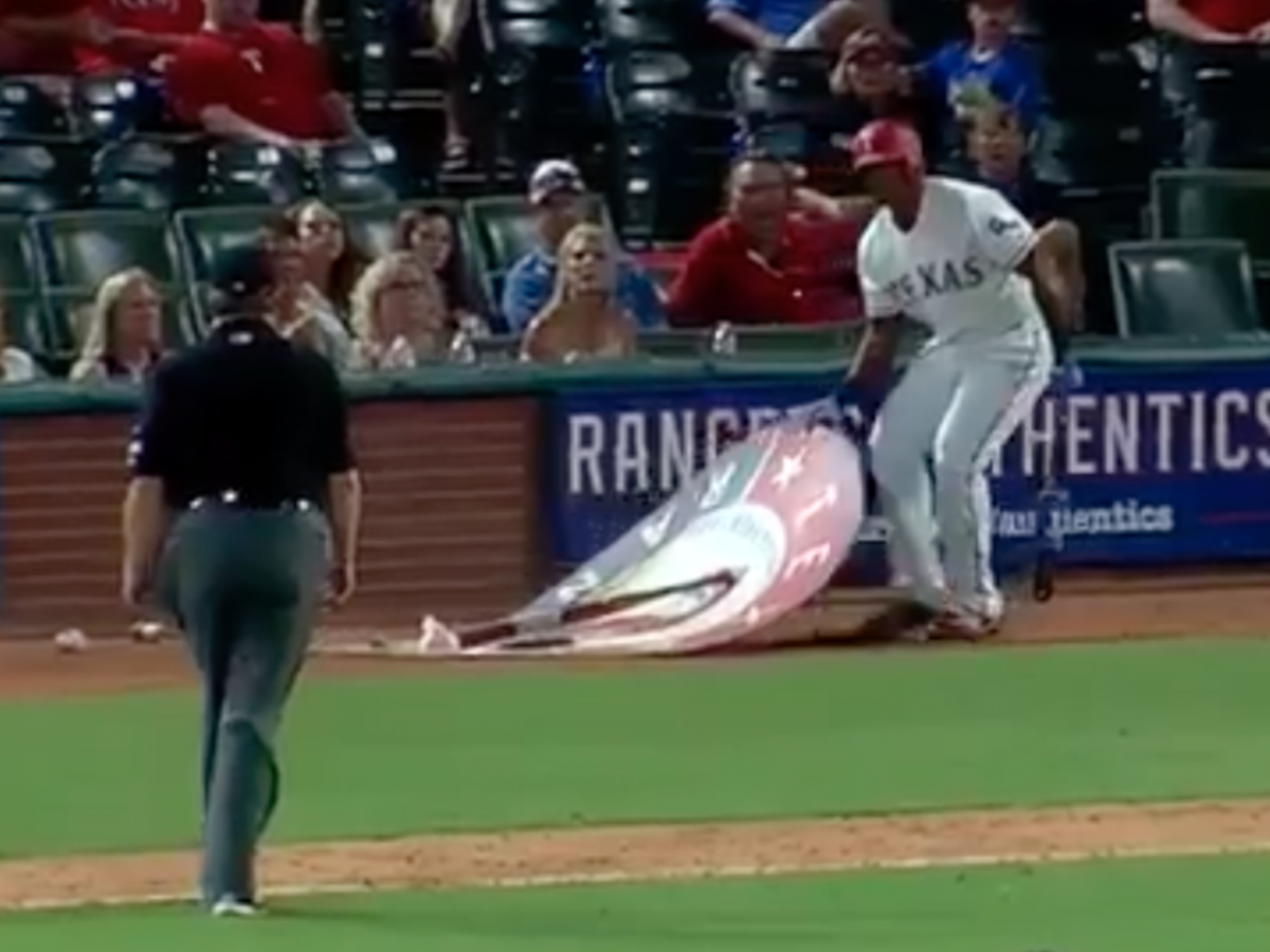 Adrian Beltre got ejected for relocating the on-deck circle, which is such  an Adrian Beltre thing to do 