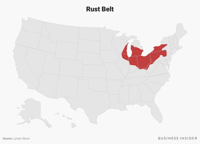 Rust belt usa что это