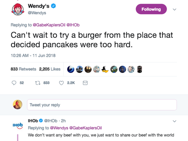 Fast Food Chains Including Wendy S Burger King And Whataburger Are Ganging Up On Ihop To Slam Its Ihob Revamp Businessinsider India