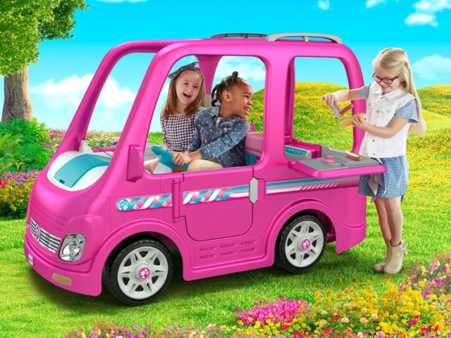 barbie dreamhouse camper power wheels