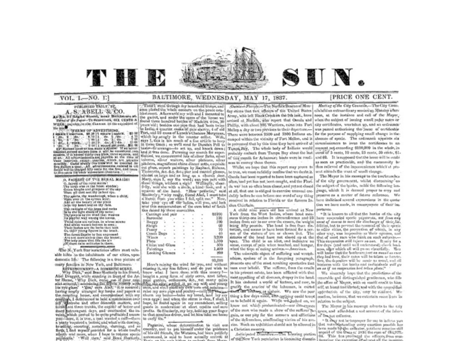 9 Of The Very First Editions Of Famous American Newspapers | Business ...