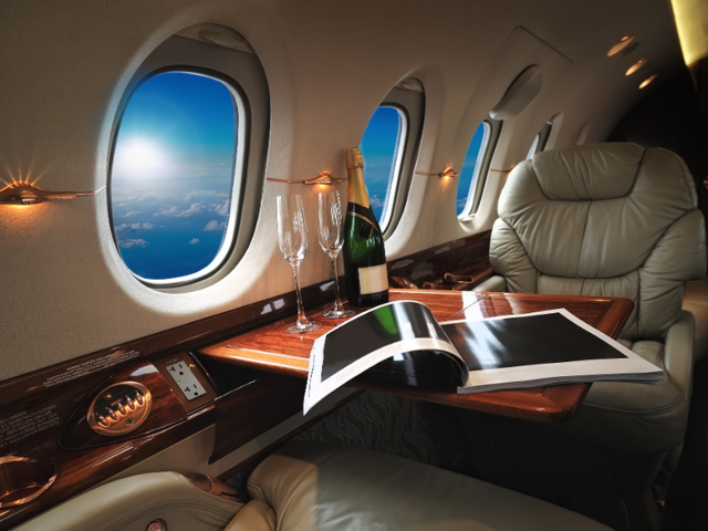 Outrageous Photos Show What Flying On Private Jets Is Really