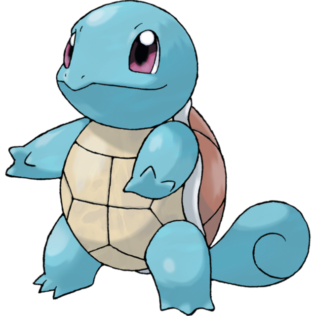 Squirtle The Last Of The Three Starter Pokémon From The