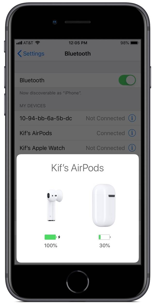 To Change Airpods Settings You Need To Go To Settings Bluetooth And Pick Your Airpods From