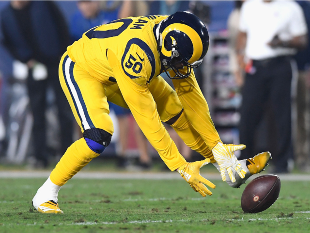 The best 'Monday Night Football' game of all time produced 29 gorgeous  photos including one of Jared Goff's epic layup celebration