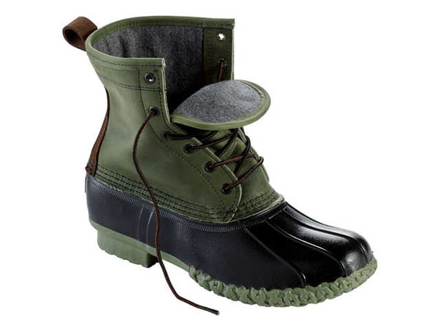 olive green ll bean boots